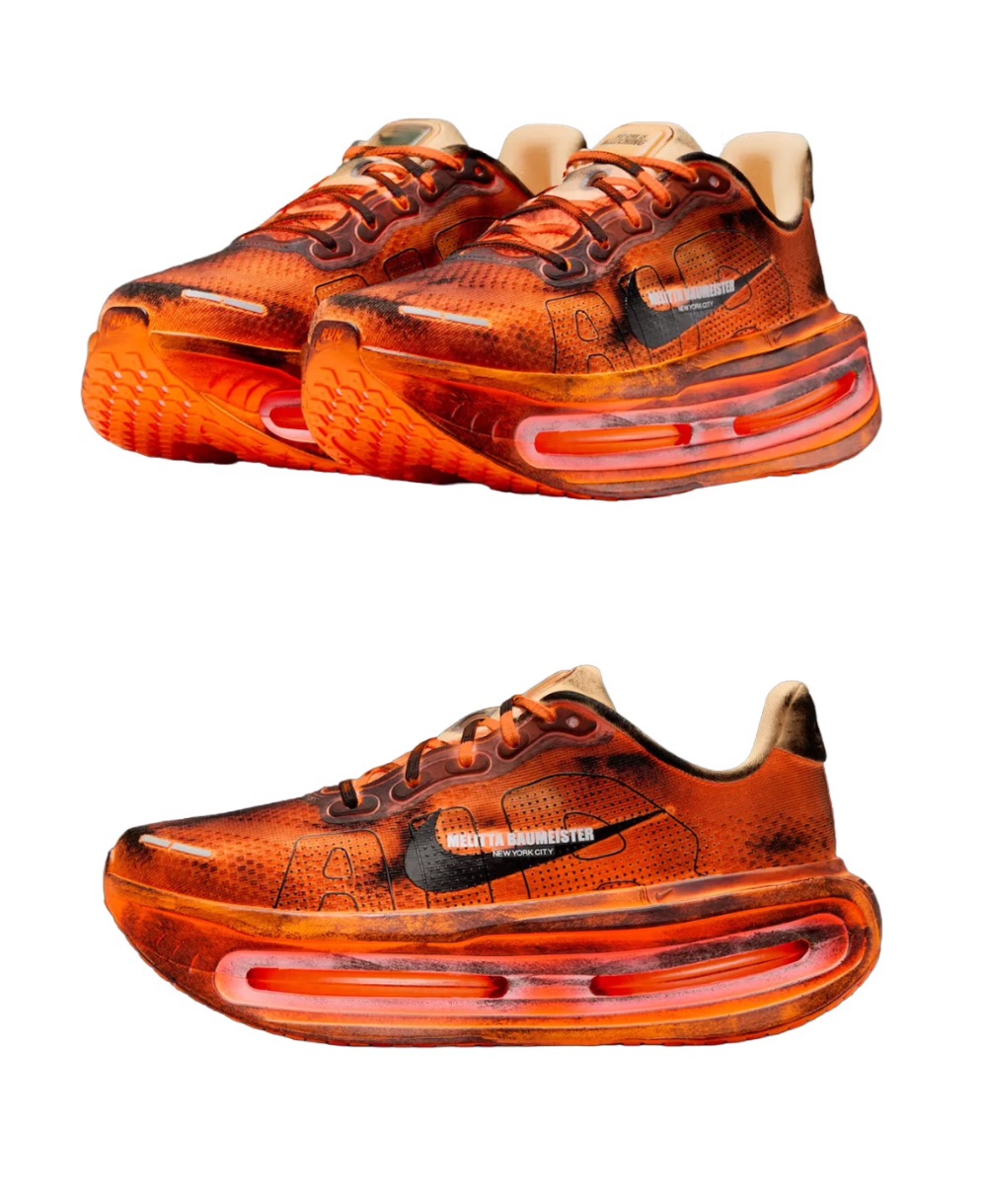Melitta Baumeister x Nike Vomero Premium, en version orange