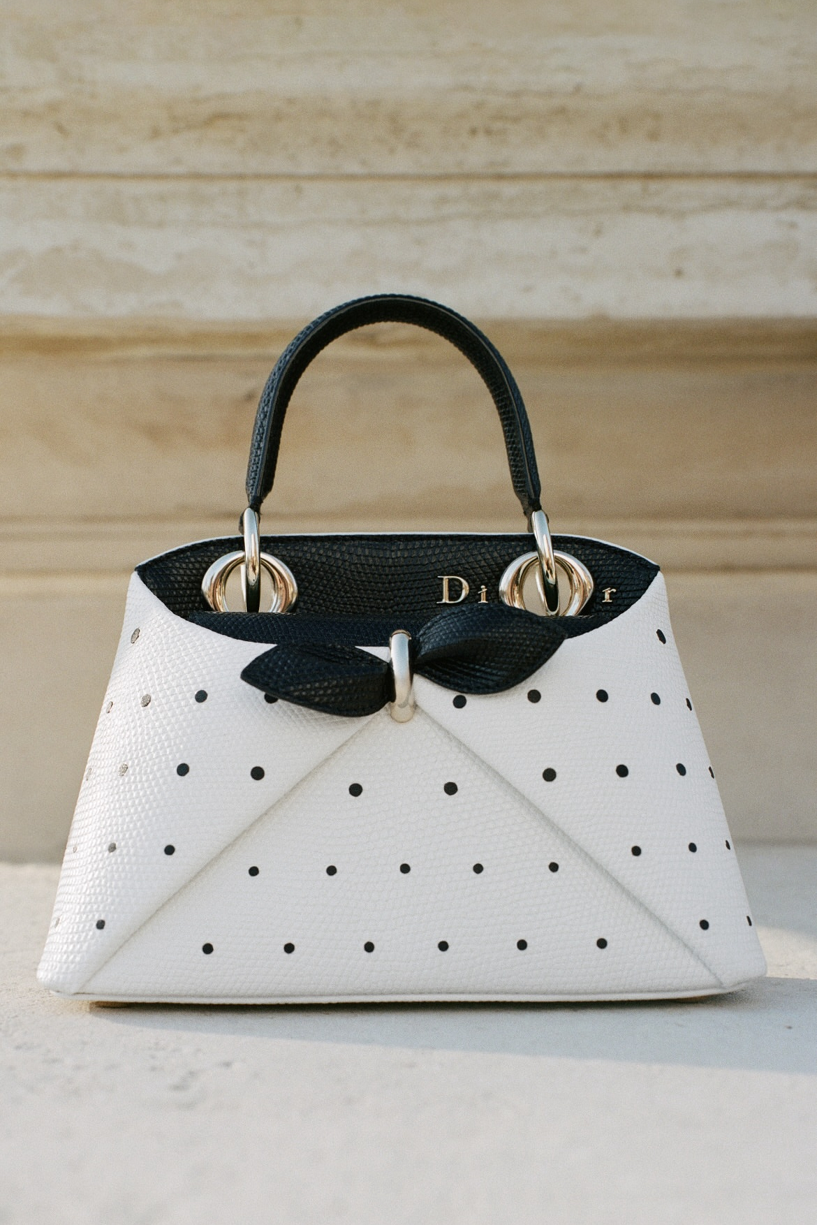 Dior Cigale Bag White with Dots (2026)