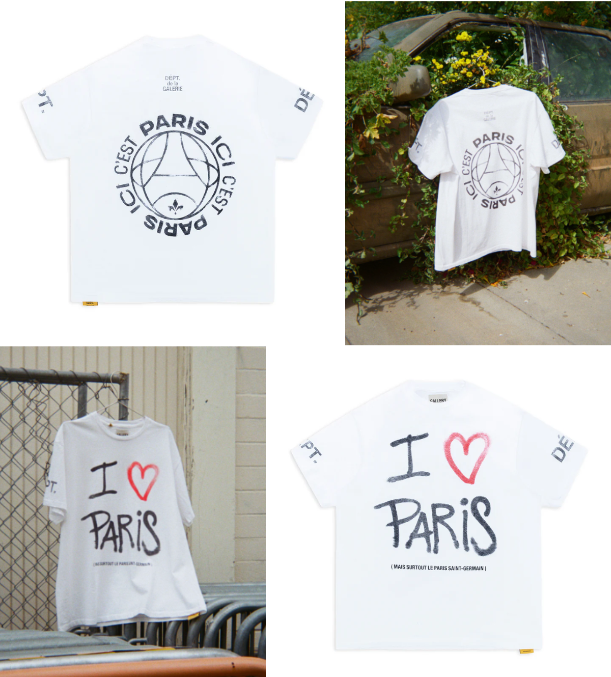 GALLERY DEPT & Paris Saint-Germain T-Shirt Collection (Summer 2026)