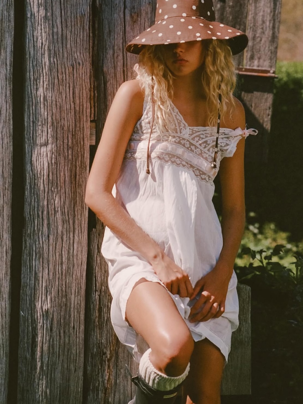 Lack of Color hats, starring model Anna Goryainova, in 2026.