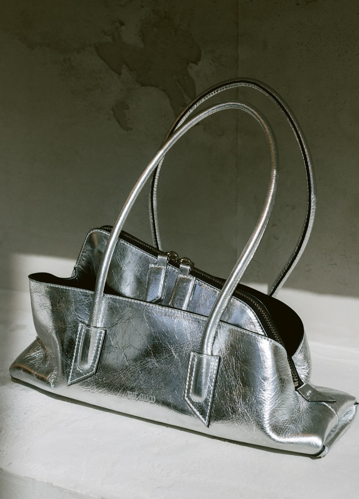 The Attico - La Passeggiata Silver Bag (2026)