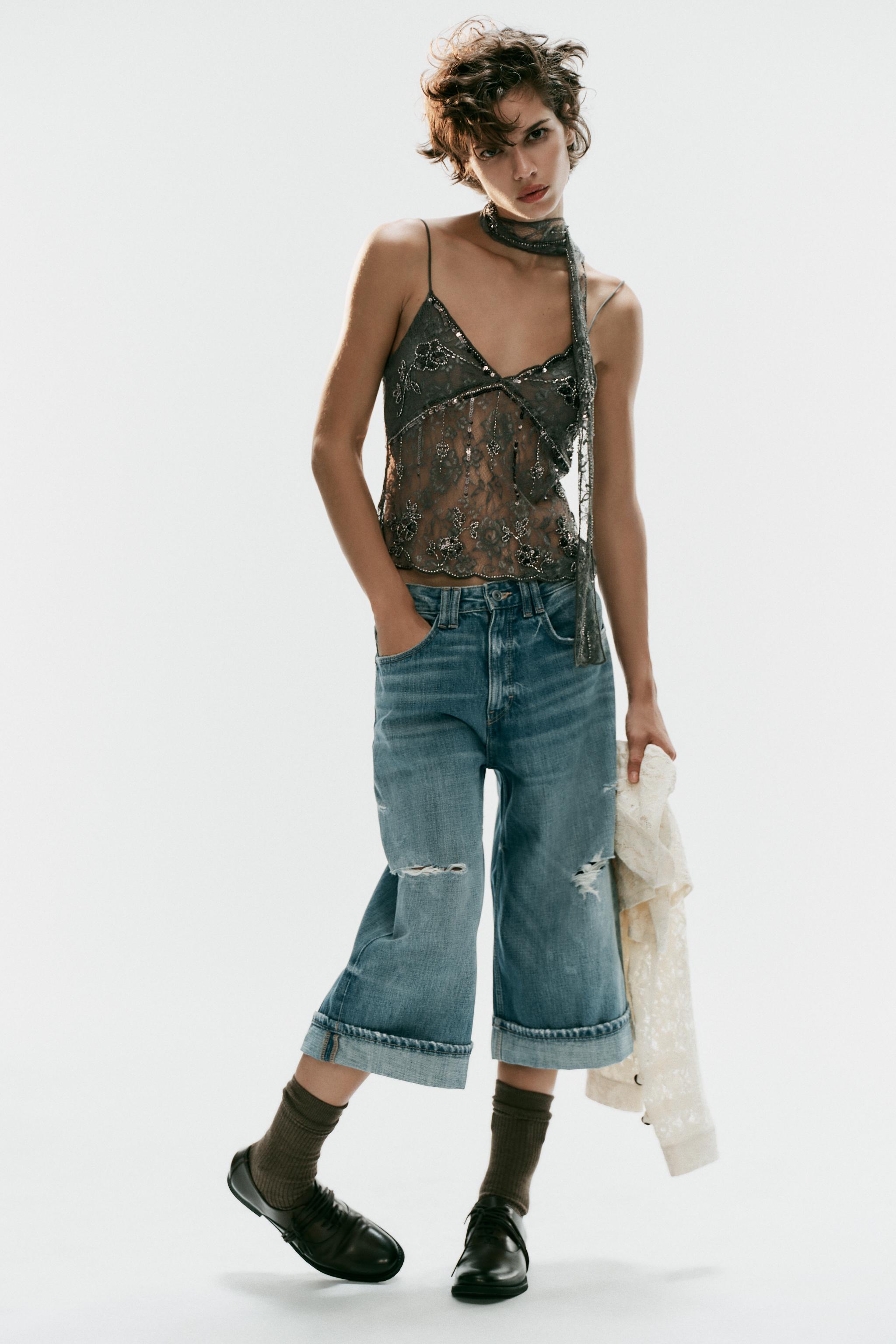 Zara outfit with model Mathilda Gvarliani (2026)
