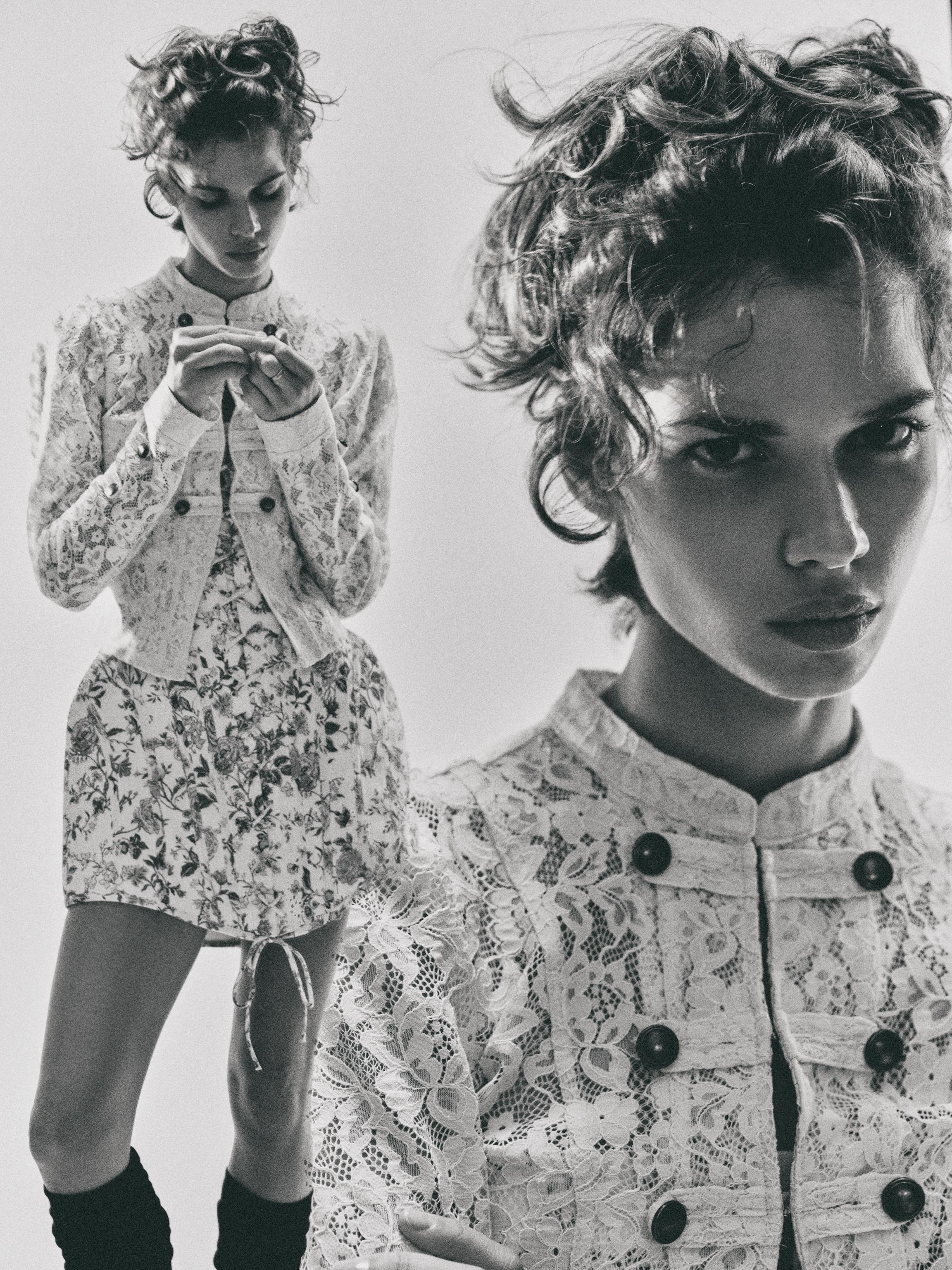 Zara outfit with model Mathilda Gvarliani (2026)