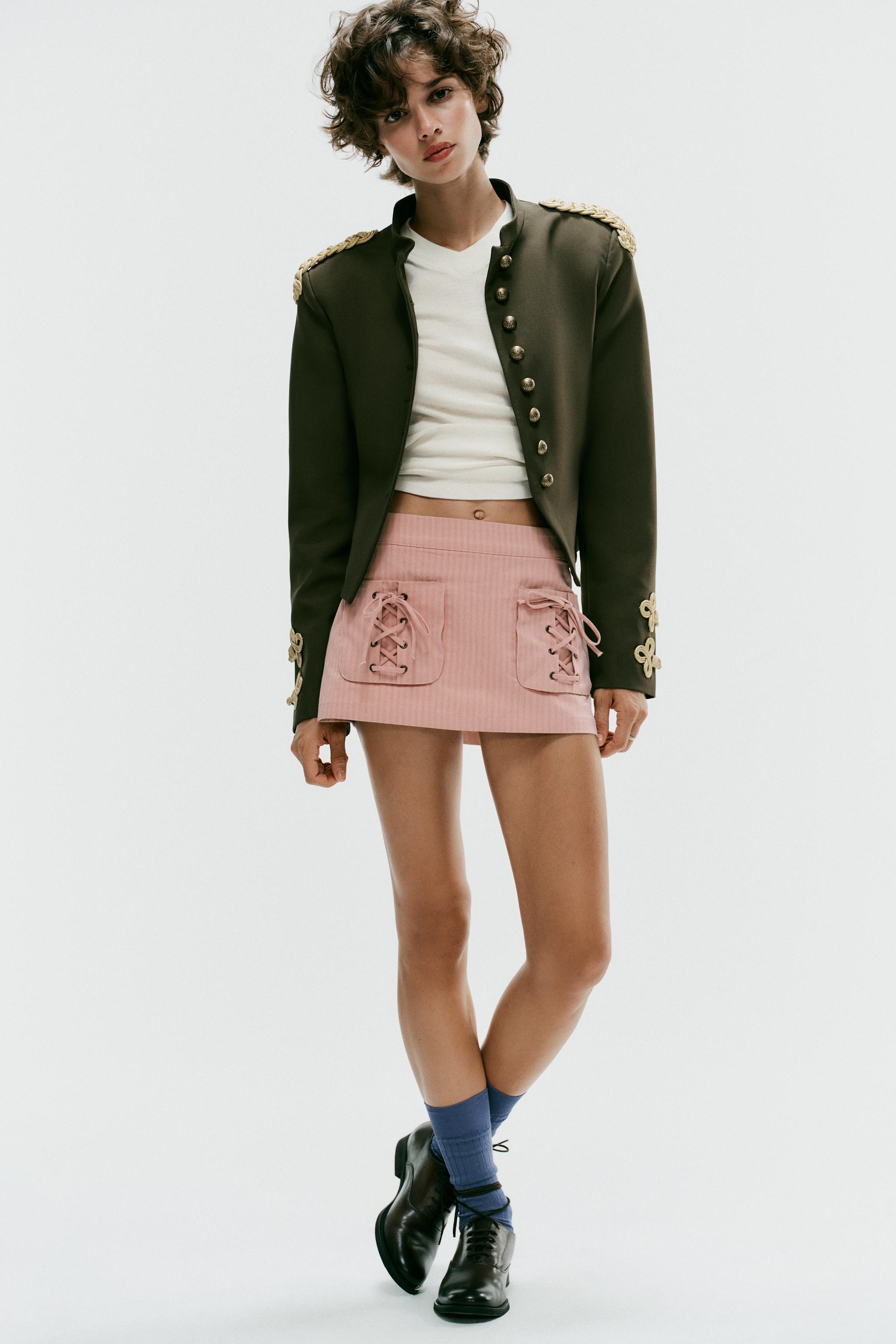 Zara outfit with model Mathilda Gvarliani (2026)